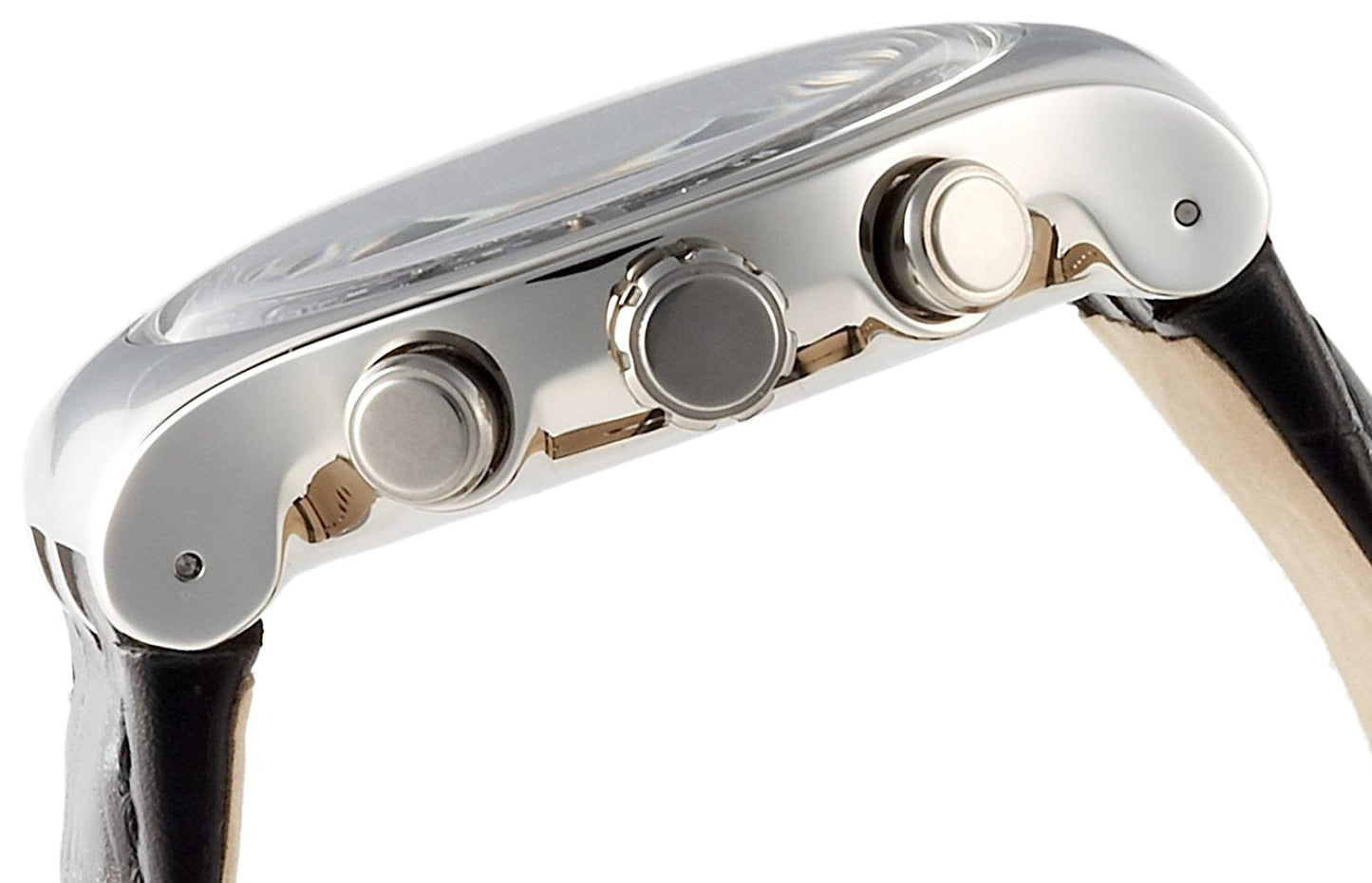 Swatch Herren-Armbanduhr mit schwarzem Zifferblatt – YOS440