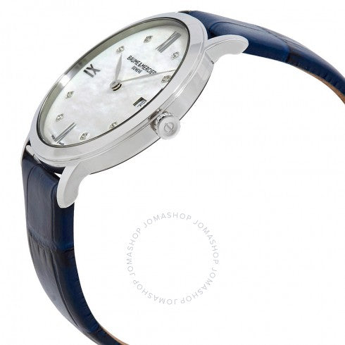 Classima Damenuhr mit Perlmutt-Diamant-Zifferblatt