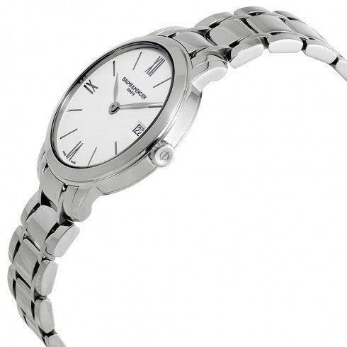 Classima Damenuhr mit weißem Zifferblatt, MOA10356