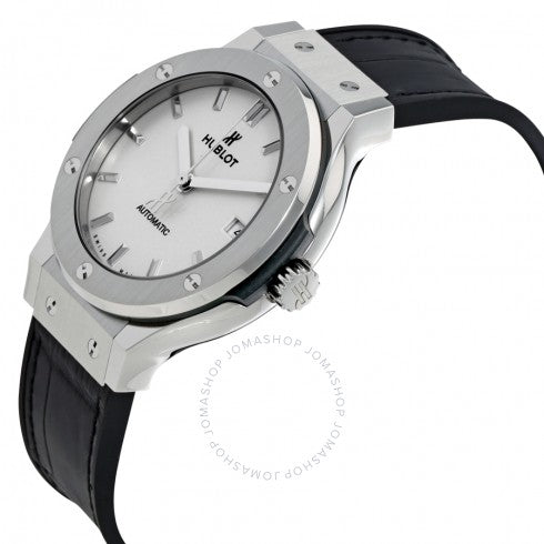 Classic Fusion Automatische Herrenuhr aus Titan mit silbernem Opalin-Zifferblatt