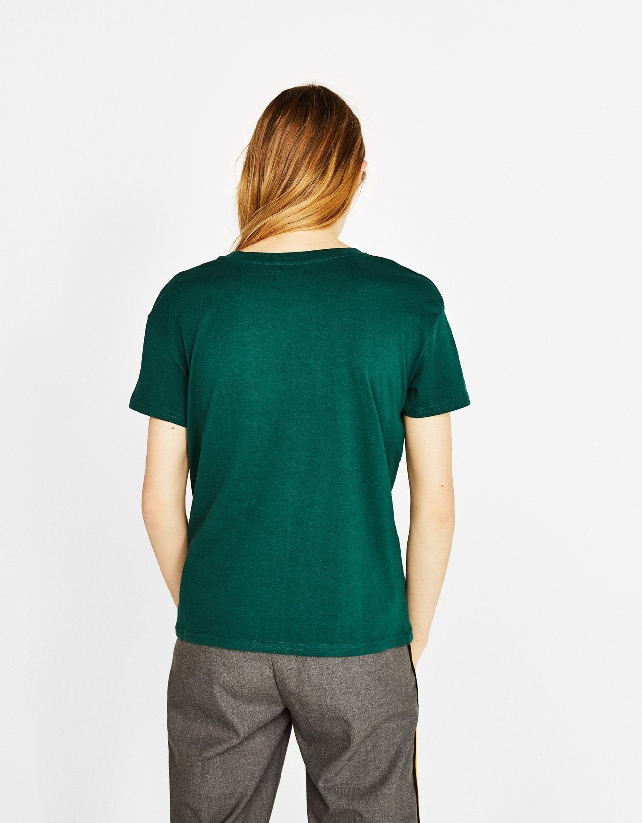 T-Shirt aus ökologisch angebauter Baumwolle mit Slogan