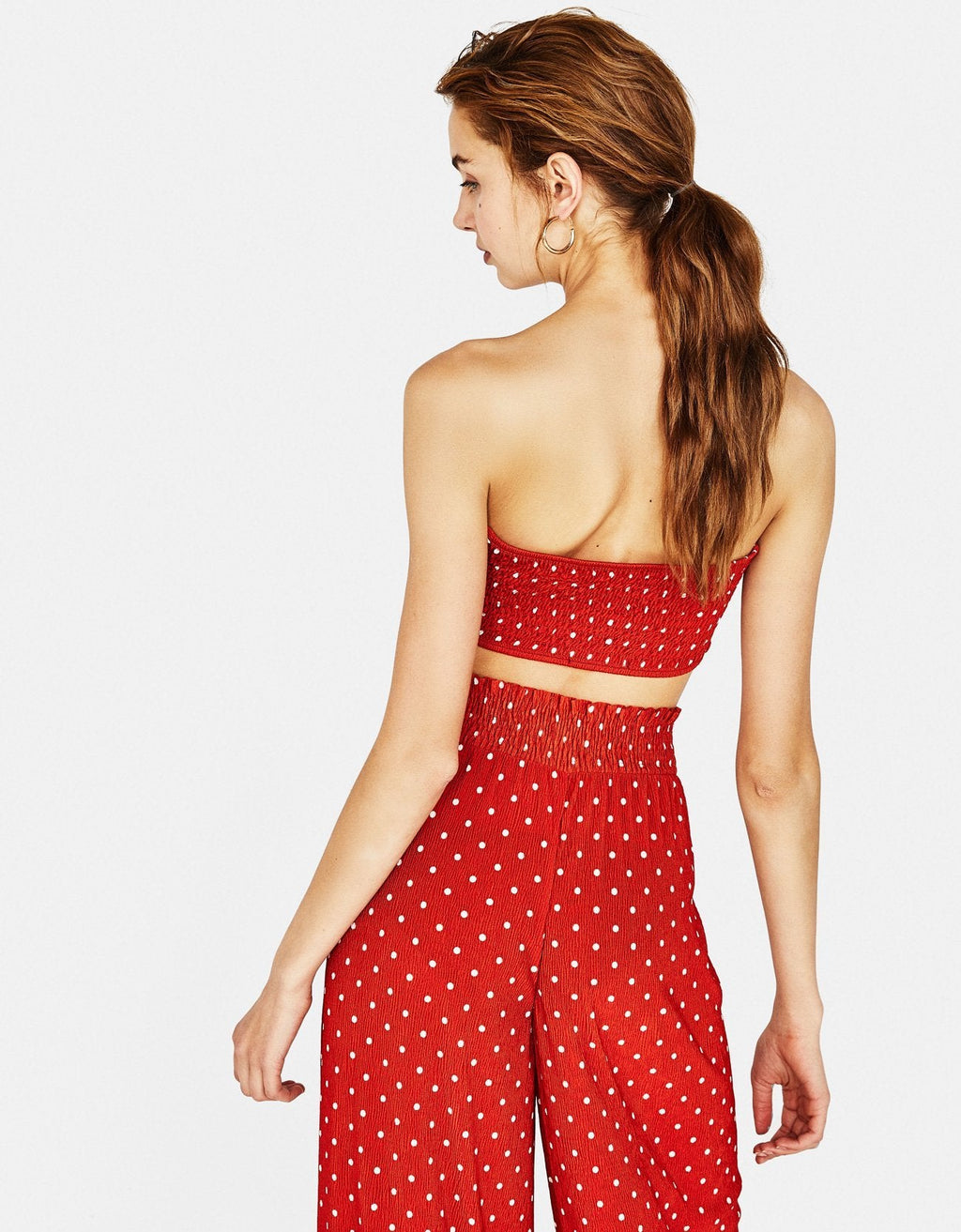 Knittertop mit Knotendetail