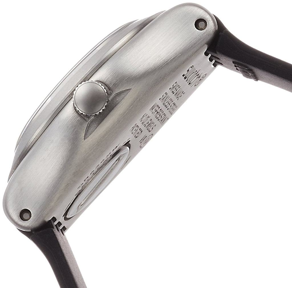 Swatch Soblack Damen-Silikonuhr mit weißem Zifferblatt YSS315 