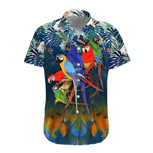 3D Papagei Hawaiihemd Fix