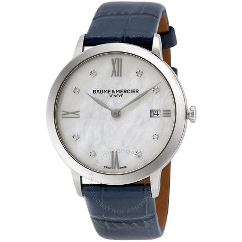 Classima Damenuhr mit Perlmutt-Diamant-Zifferblatt
