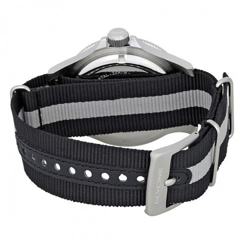 Combat SUB Automatik Herrenuhr mit schwarzem Zifferblatt