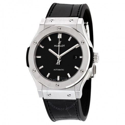 Classic Fusion Automatik Herrenuhr aus Titan mit schwarzem Zifferblatt 542NX1171LR