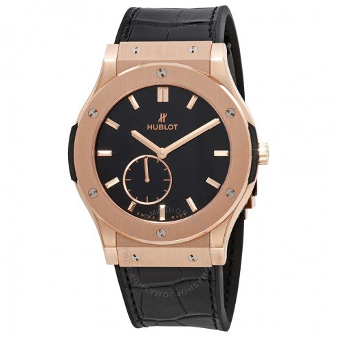 Classic Fusion Classico Ultradünne Herrenuhr mit schwarzem Zifferblatt