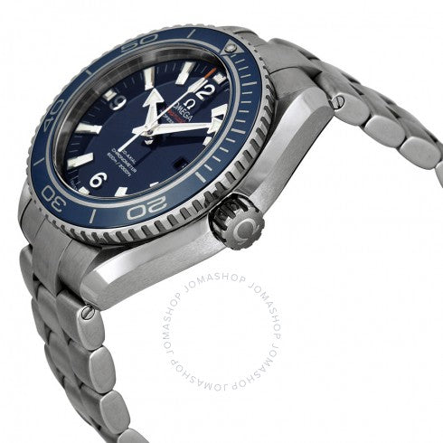 Seamaster Planet Ocean 600M Automatikuhr aus Titan mittlerer Größe 23290382003001