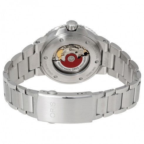 Aquis Automatik-Herrenuhr mit blauem Zifferblatt