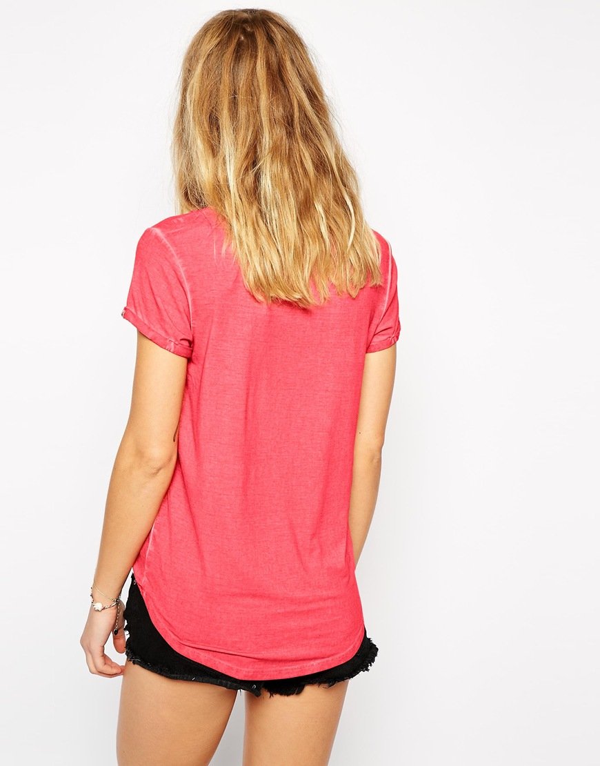 Maison Scotch – T-Shirt mit Paradise-Print